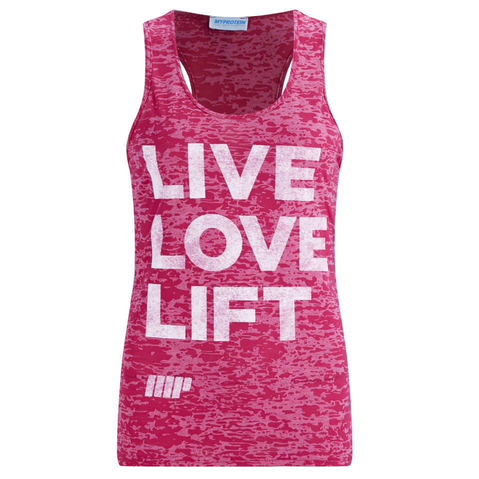 Camiseta de Tirantes Myprotein Burnout para Mujer - Rosa - UK 10 - Rosa Camiseta de Tirantes Myprotein Burnout para Mujer - Rosa - UK 10 - Rosa