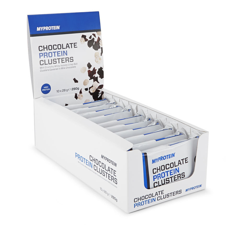 Barritas de Proteina con Chocolate - 10 x 28g - Caja - Chocolate Barritas de Proteina con Chocolate - 10 x 28g - Caja - Chocolate