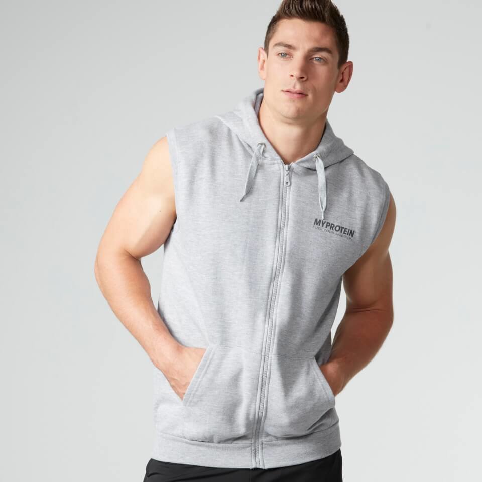 Sudadera sin Mangas Myprotein - Hombre - Color Gris - L - Gris medio Sudadera sin Mangas Myprotein - Hombre - Color Gris - L - Gris medio
