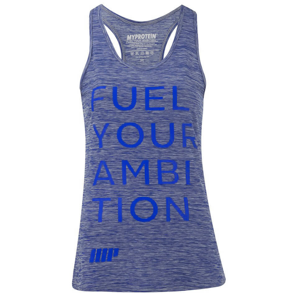 Camiseta Performance con Eslogan Myprotein para Mujer - Azul - UK 6 - Azul Camiseta Performance con Eslogan Myprotein para Mujer - Azul - UK 6 - Azul