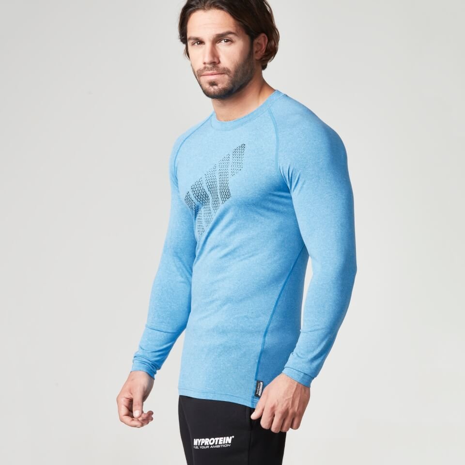 Top Mobility de Manga Larga para Hombre de Myprotein � Azul - XL - Azul Top Mobility de Manga Larga para Hombre de Myprotein � Azul - XL - Azul