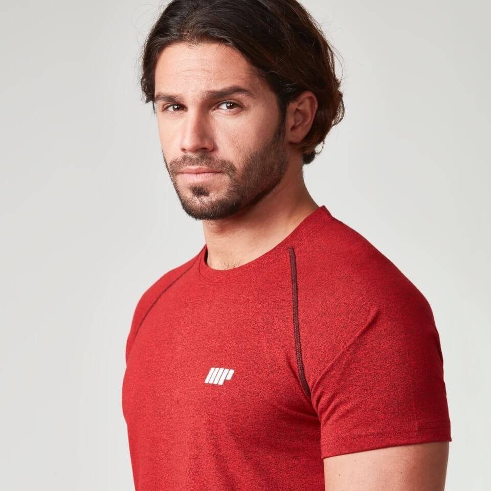 Camiseta de Rendimiento con Manga Ragl�n - XL - Rojo Camiseta de Rendimiento con Manga Ragl�n - XL - Rojo