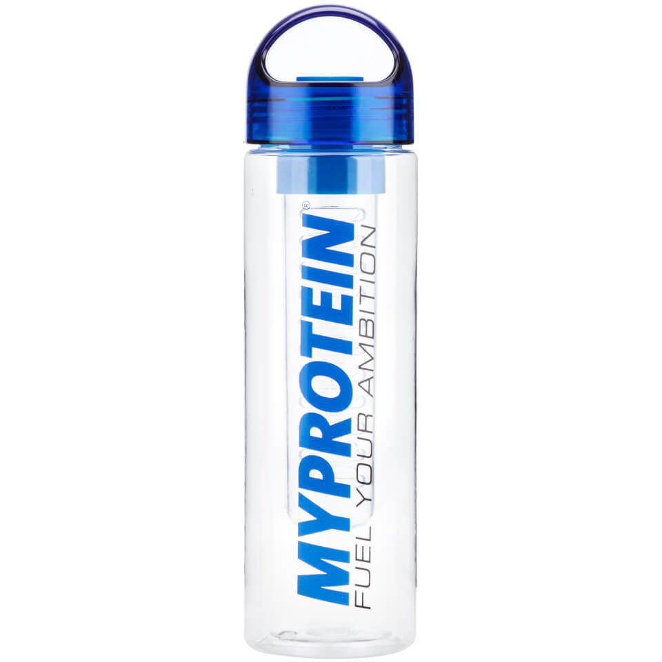 Botella con Infusor de Frutas Myprotein - Azul Botella con Infusor de Frutas Myprotein - Azul