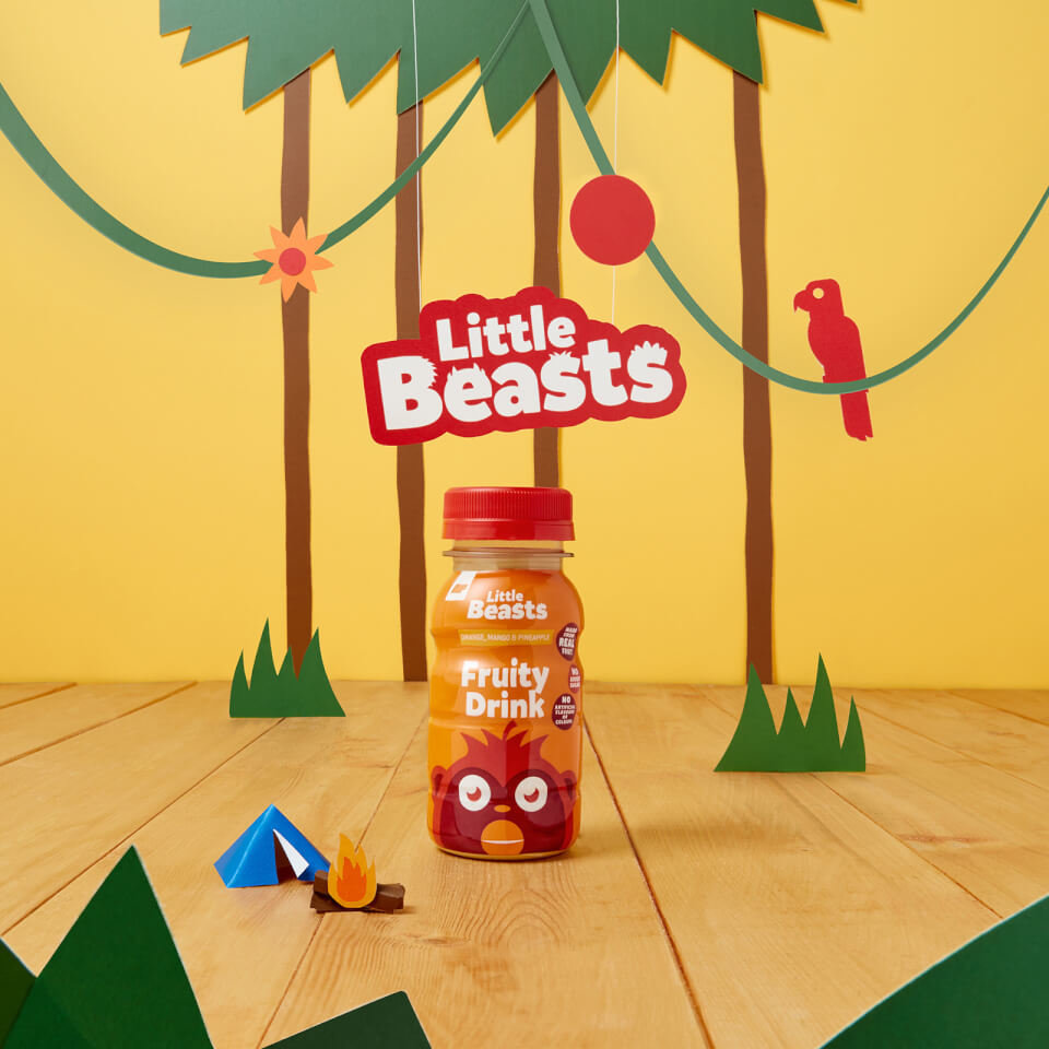 Bebida de Frutas Little Beasts x 6 - 6 x 150ml - Botella - Orange, Mango & Pineapple Bebida de Frutas Little Beasts x 6 - 6 x 150ml - Botella - Orange, Mango & Pineapple