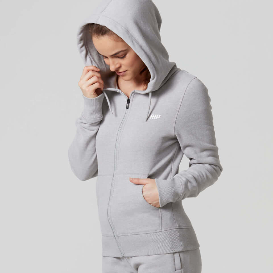 Top con Capucha y Cremallera para Mujer de Myprotein - M - Azul Cerceta Top con Capucha y Cremallera para Mujer de Myprotein - M - Azul Cerceta