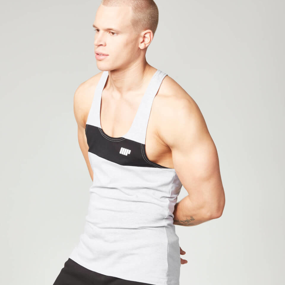 Camiseta de Tirantes Larga de Rayas - S - Blanco Camiseta de Tirantes Larga de Rayas - S - Blanco