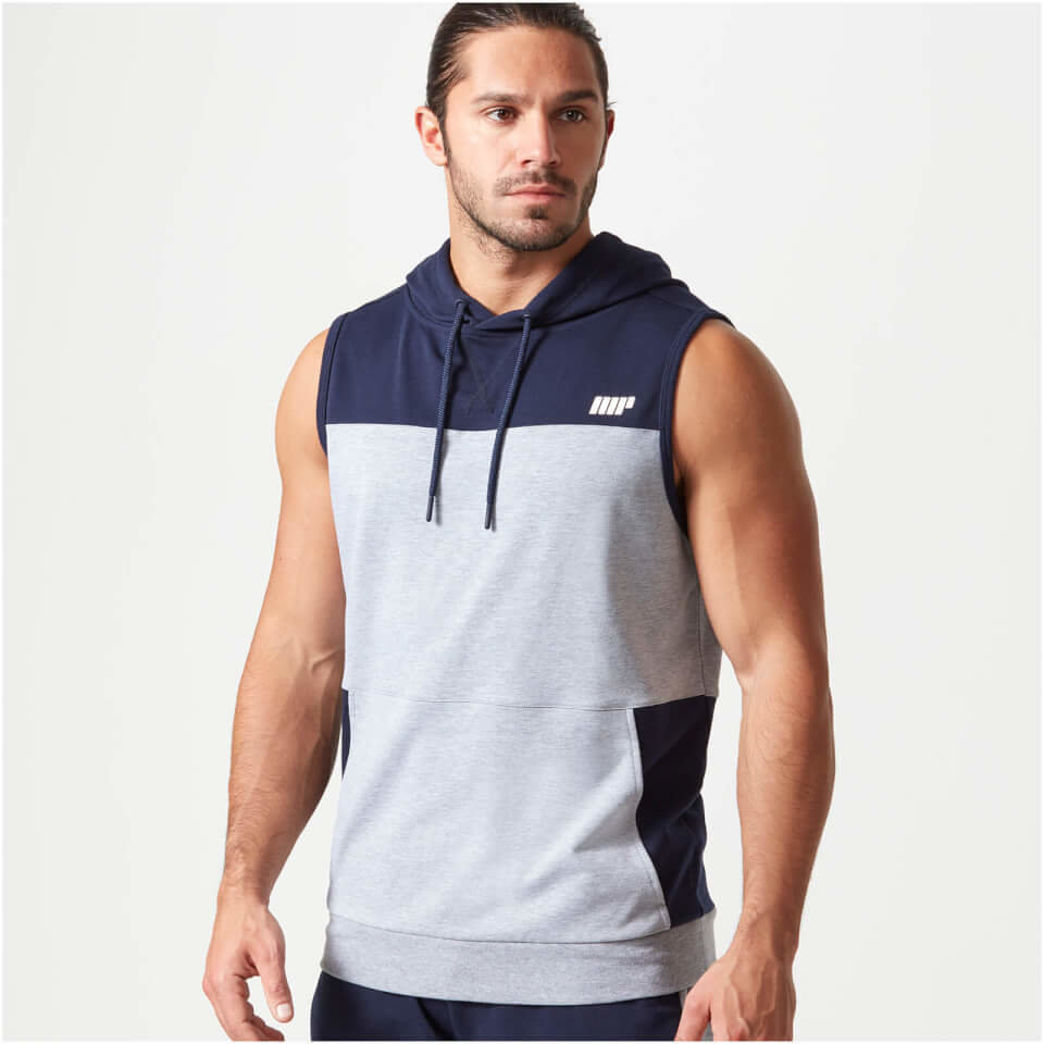 Sudadera con Capucha y Sin Mangas Superlite - M - azul marino Sudadera con Capucha y Sin Mangas Superlite - M - azul marino