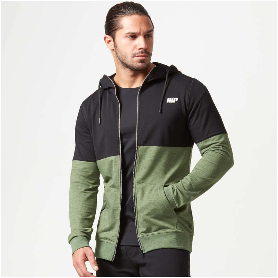 Sudadera con Capucha y Cremallera Super Ligera - M - Negro Sudadera con Capucha y Cremallera Super Ligera - M - Negro