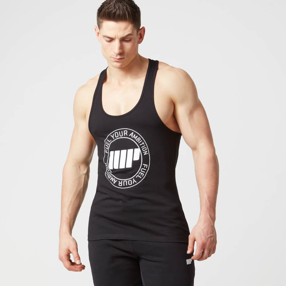 Camiseta de Tirantes Eslogan Core para Hombre de Myprotein - L - Negro Camiseta de Tirantes Eslogan Core para Hombre de Myprotein - L - Negro