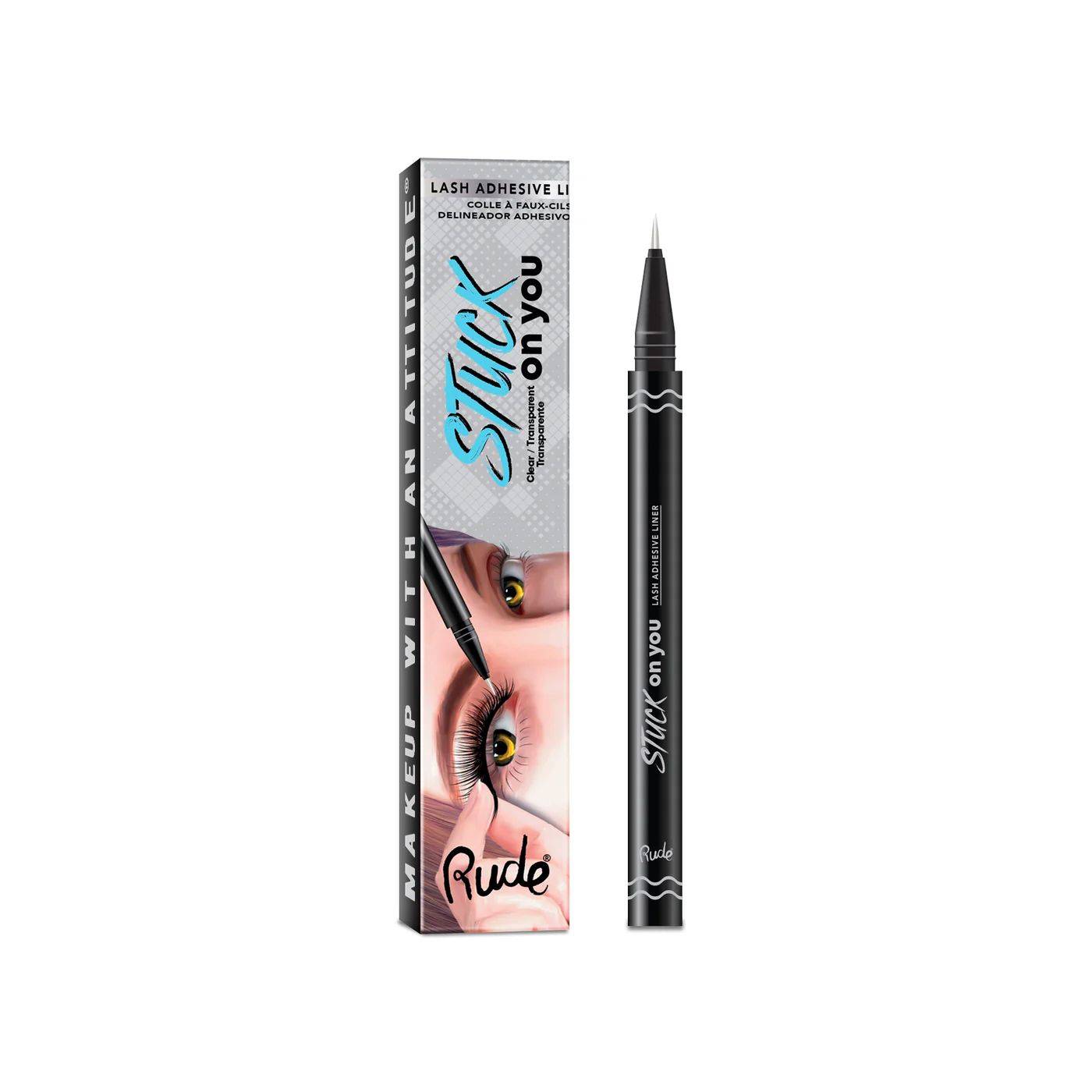 Rude | Stuck On You Lash Adhesive Liner Clear