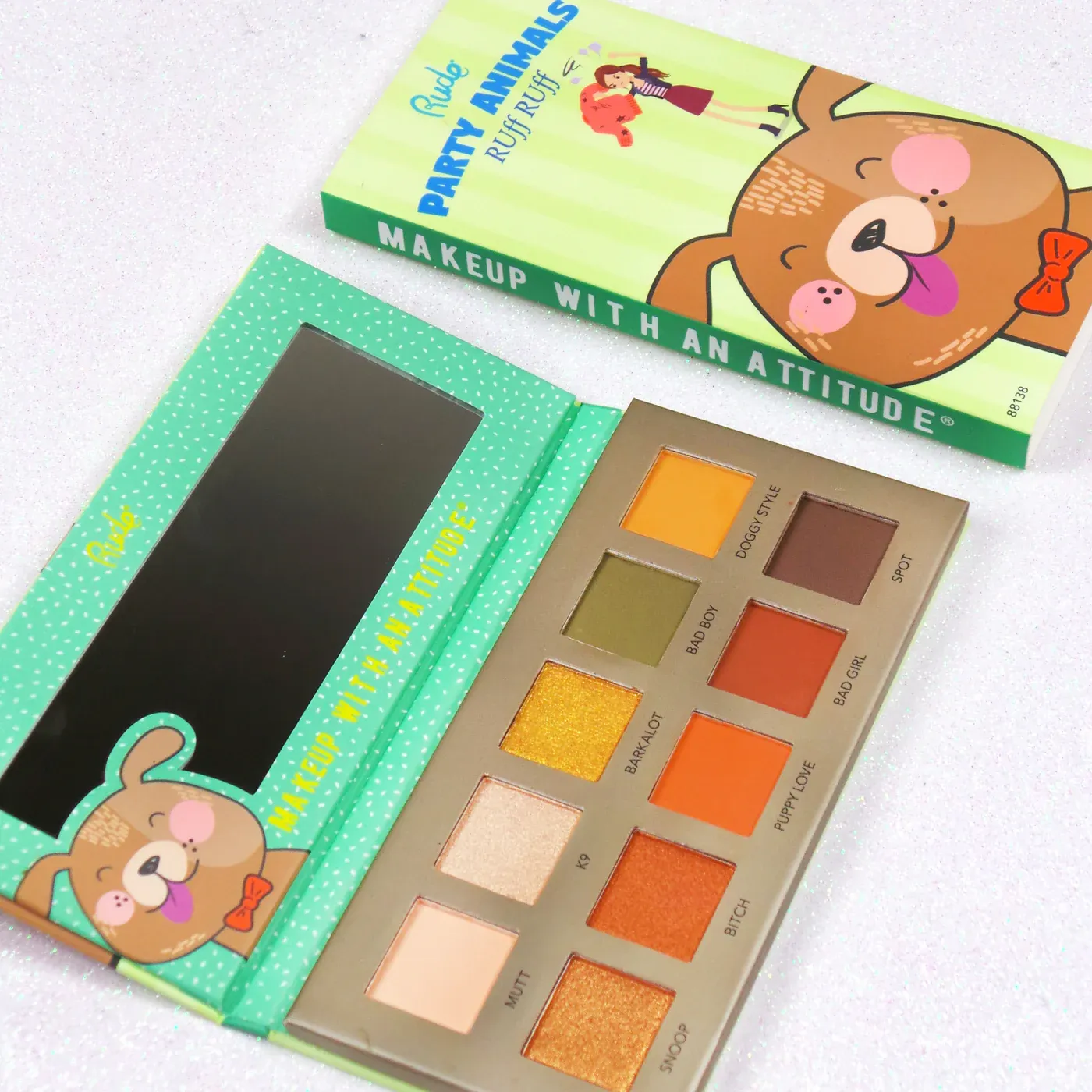 Rude | Party Animals Eyeshadow Palette &quot;RUff RUff&quot;