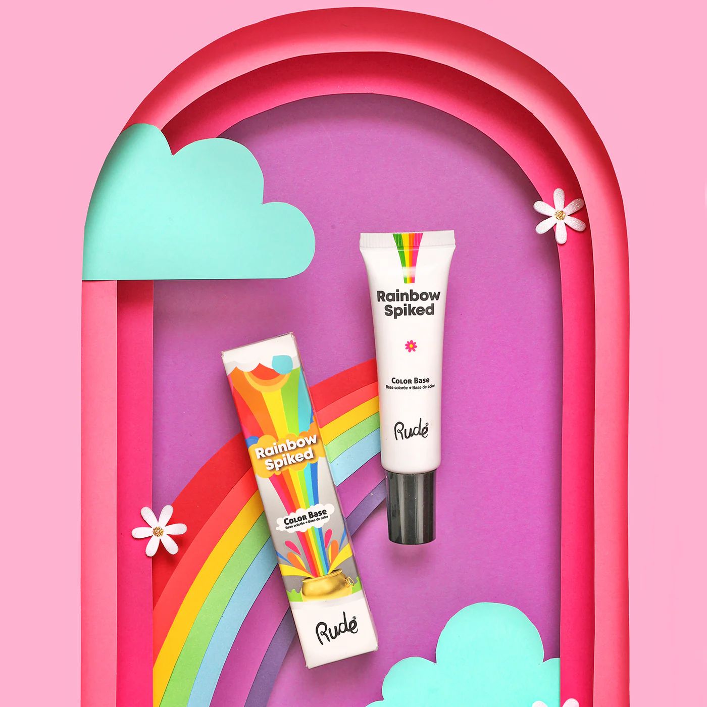 Rude | Rainbow Spiked Base Pigment, White