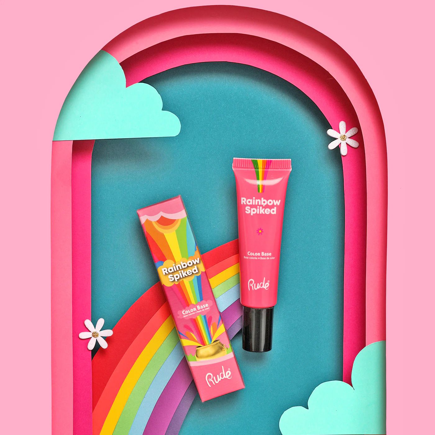 Rude | Rainbow Spiked Base Pigment, Pink