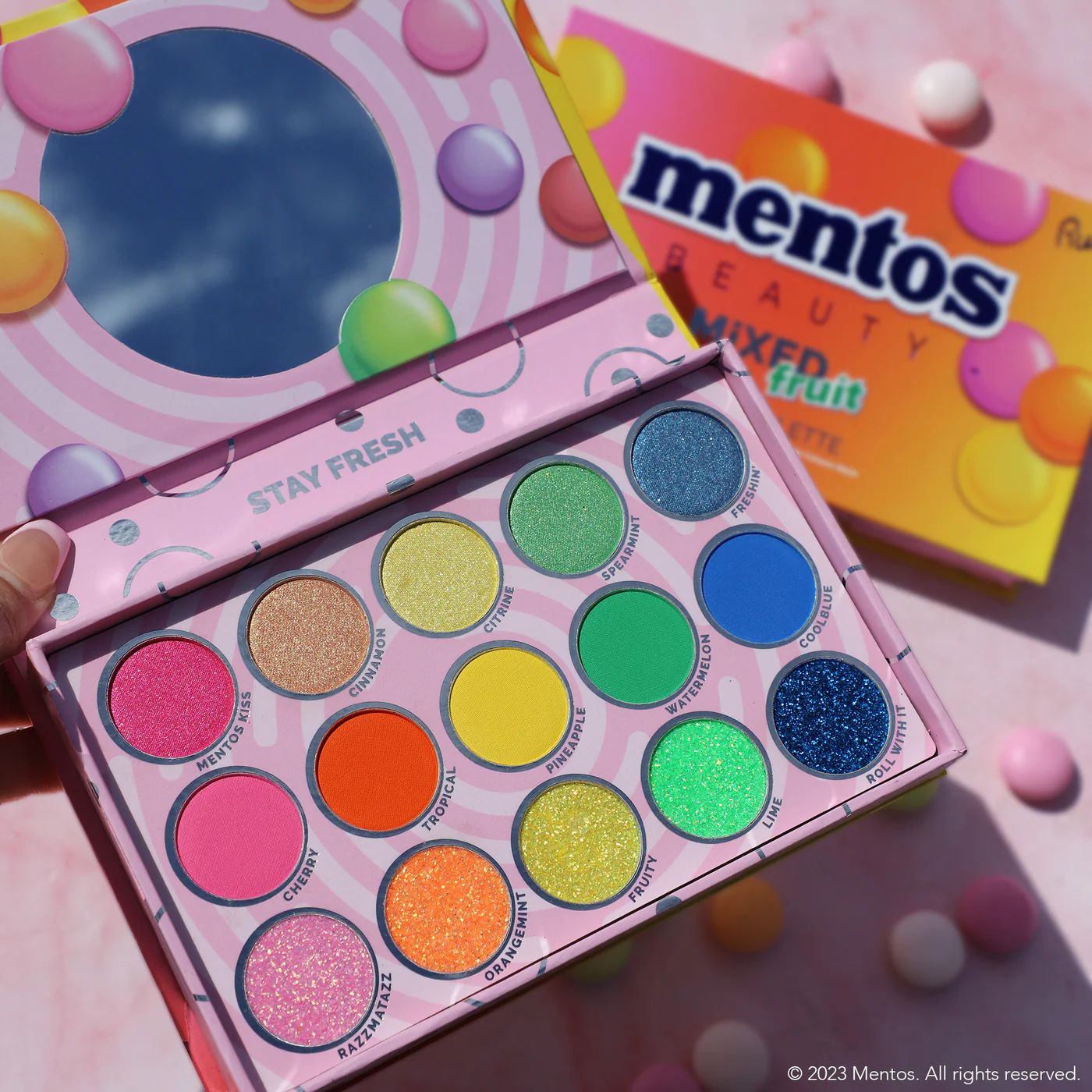 Rude | Mentos Mixed Fruit Neon Palette
