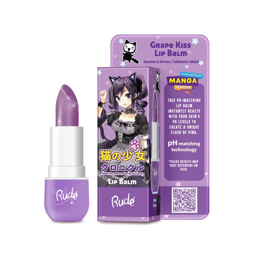 Rude | Manga Collection Lip Balm &quot;Grape Kiss&quot;