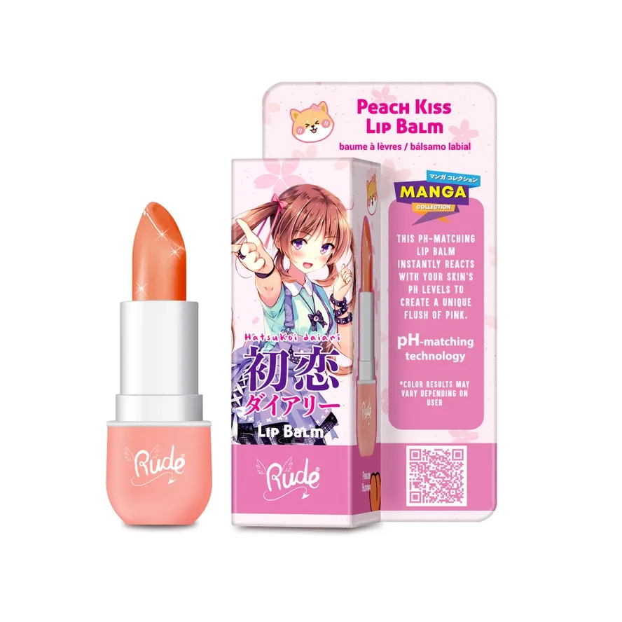 Rude | Manga Collection Lip Balm &quot;Peach Kiss&quot;