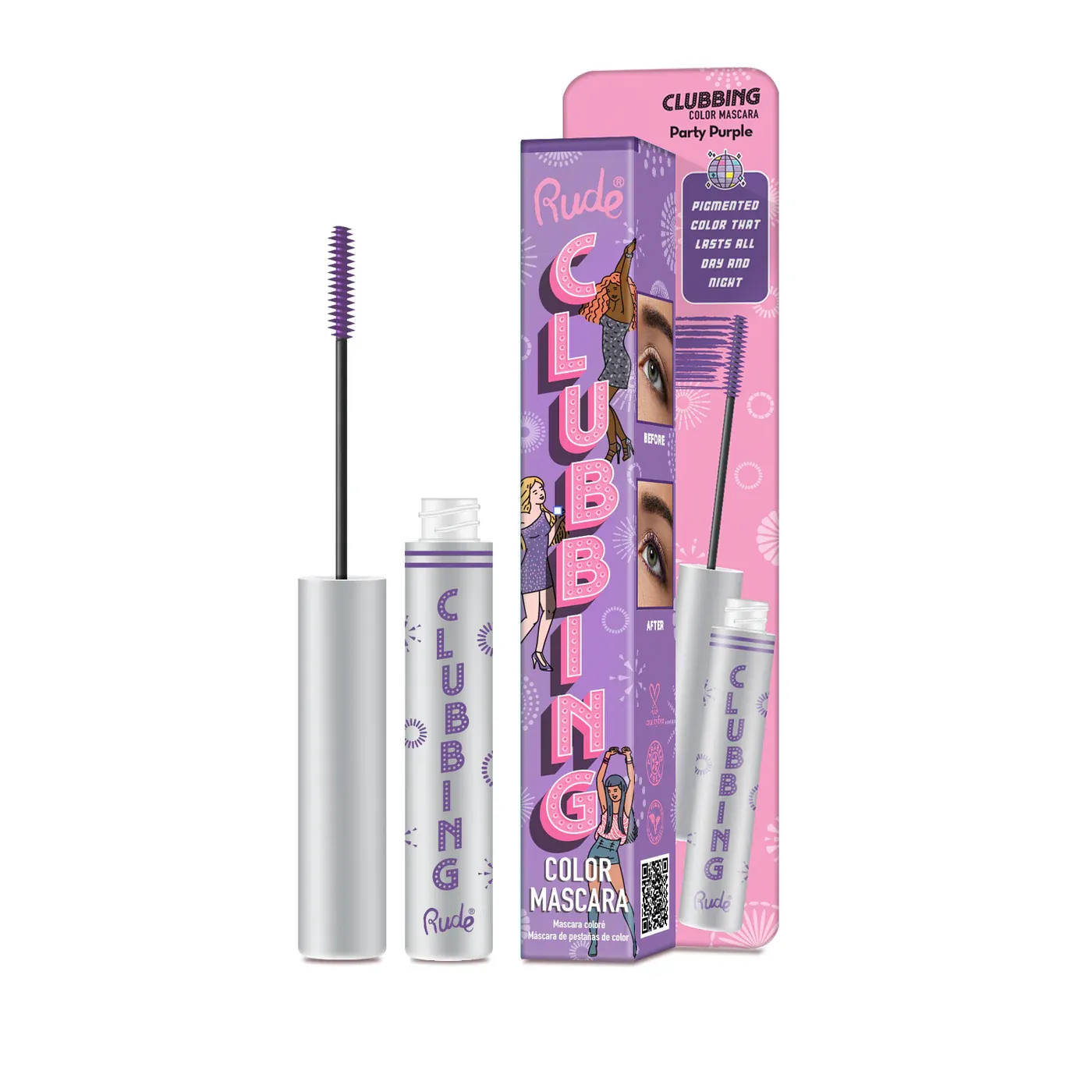 Rude | Clubbing Color Mascara &quot;Party Purple&quot;