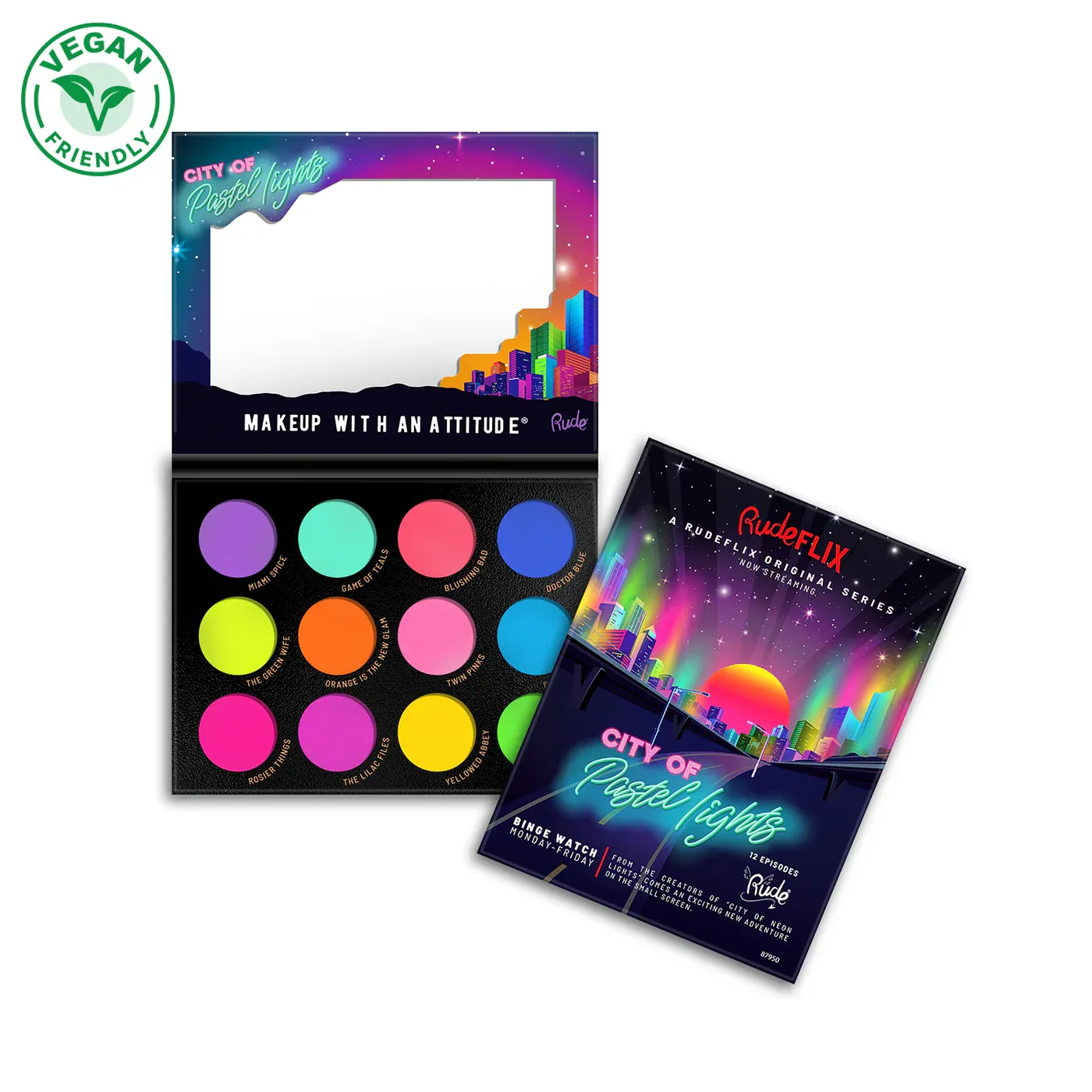 Rude | Eyeshadow Palette &quot;City of Pastel Lights&quot;