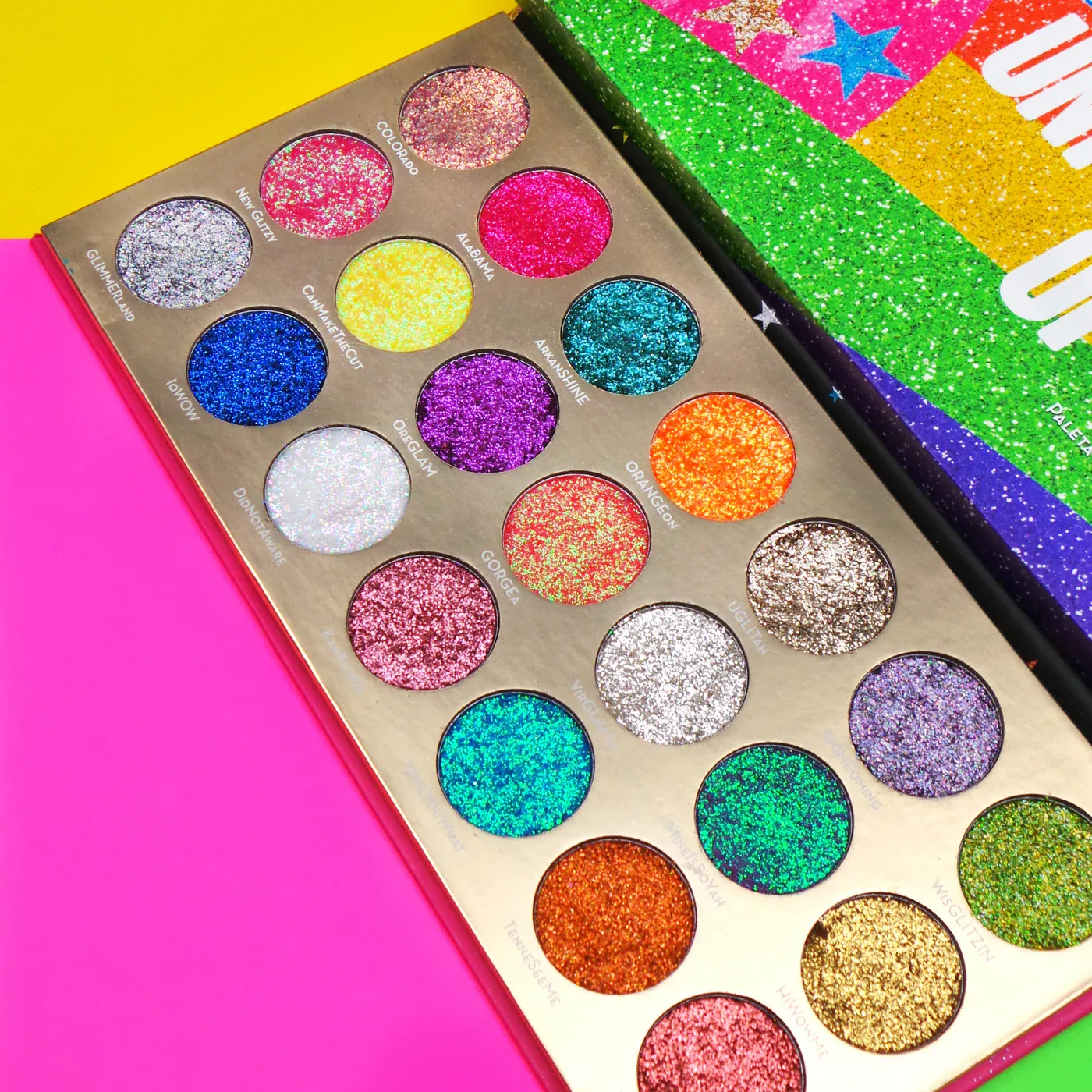 Rude | Eyeshadow Palette "United Shades of Glitter"