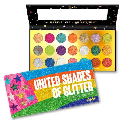 Rude | Eyeshadow Palette &quot;United Shades of Glitter&quot;