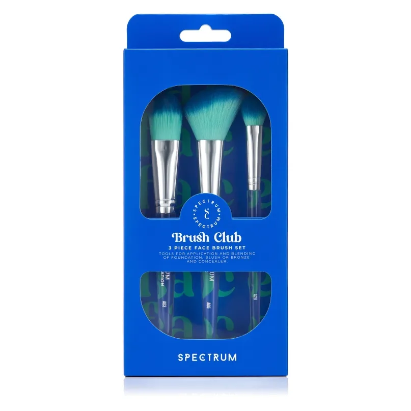 Spectrum | Brush Club 3 Piece Face Brush Set