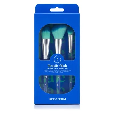 Spectrum | Brush Club 3 Piece Face Brush Set
