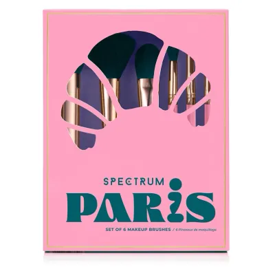 Spectrum | Paris Travel Book 6 Piece Brush Set
