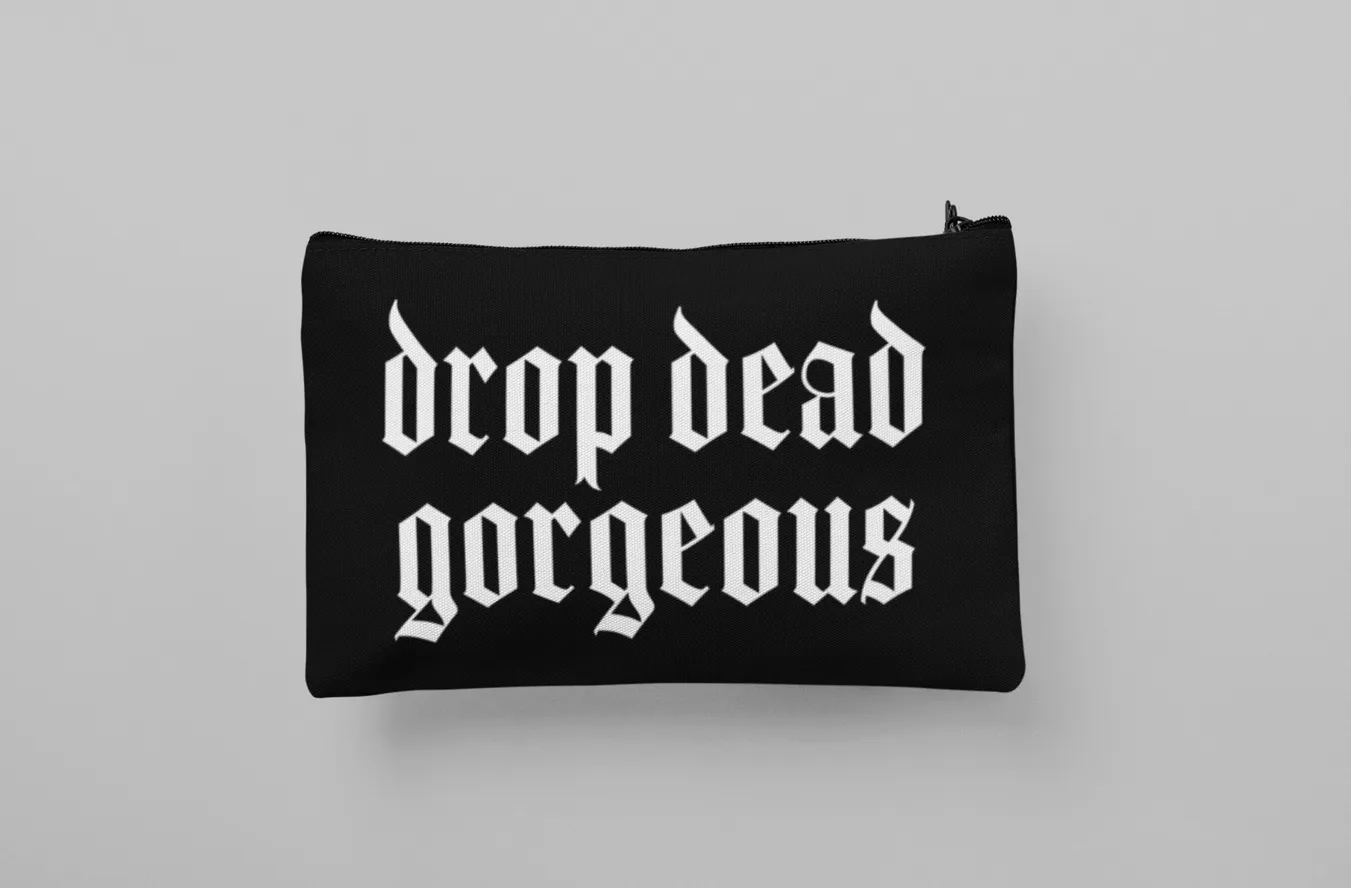 Wickedly Divine Shop | Cosmetic Bag &quot;Drop Dead Gorgeous&quot;