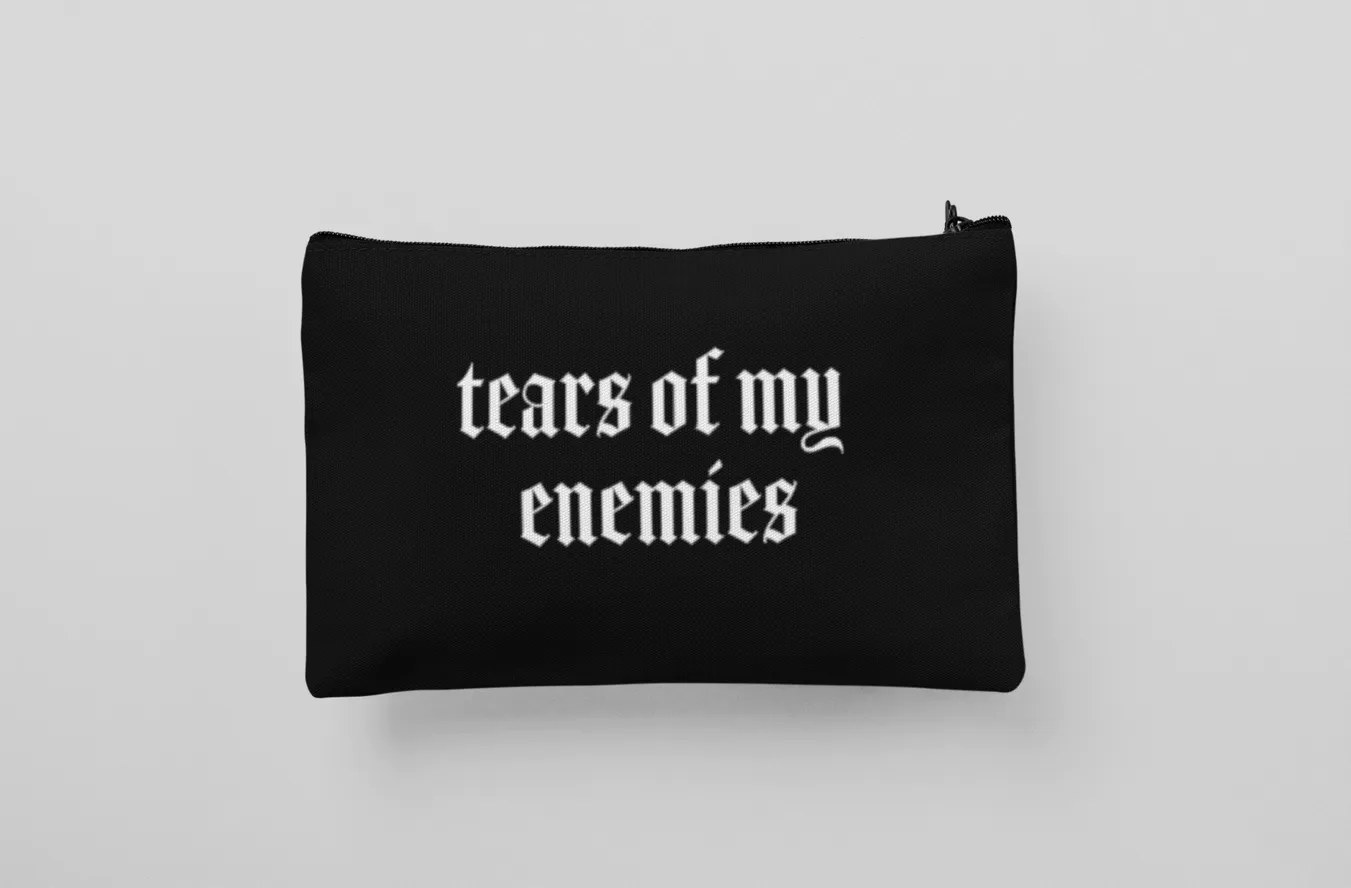 Wickedly Divine Shop | Cosmetic Bag &quot;Tears of my Enemies&quot;