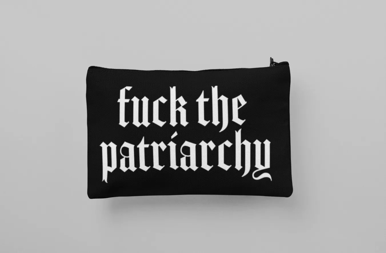 Wickedly Divine Shop | Cosmetic Bag &quot;Fuck the Patriarchy&quot;