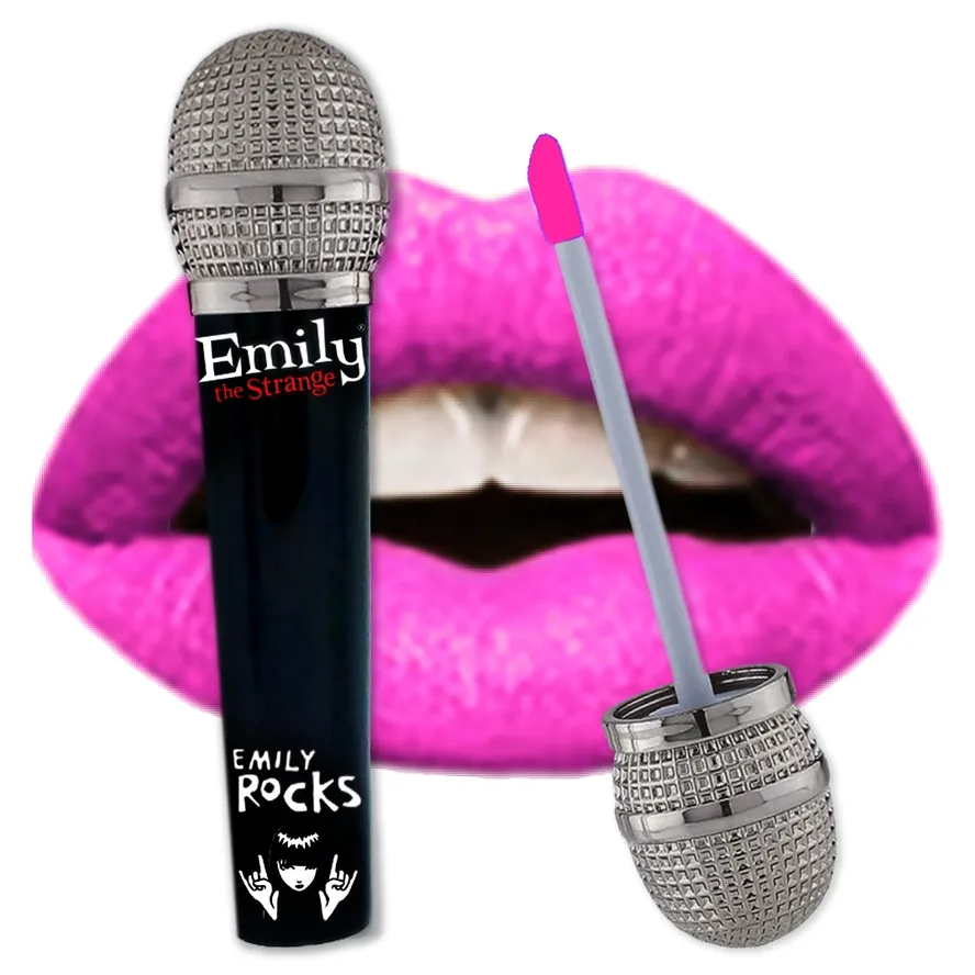 Emily the Strange | Microphone Lipstick &quot;Punk Pink&quot;