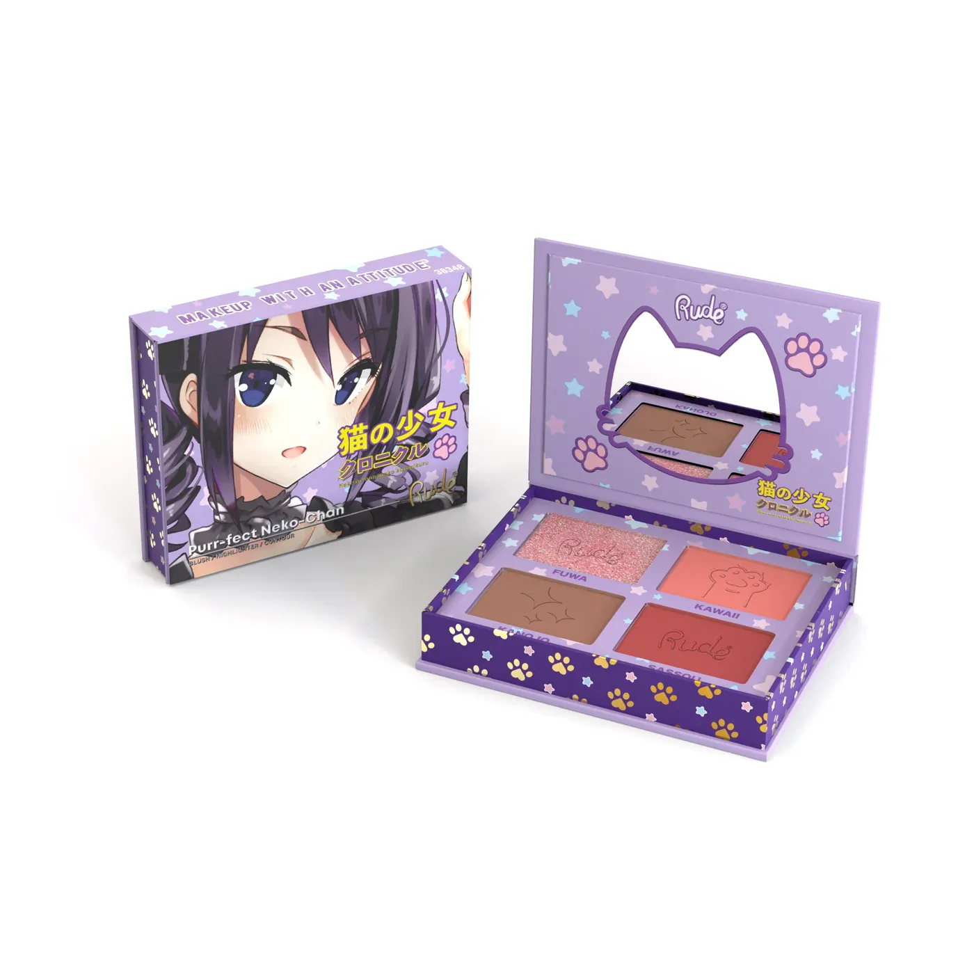 Rude | Manga Face Palette &quot;Purr-Fect Neko-Chan&quot;
