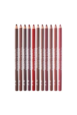 Beauty Creations | Wooden Lip Pencil Set 12 kpl setti