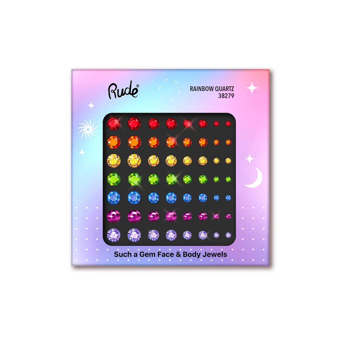 Rude | Such a Gem Face &amp; Body Jewels &quot;Rainbow Quartz&quot;