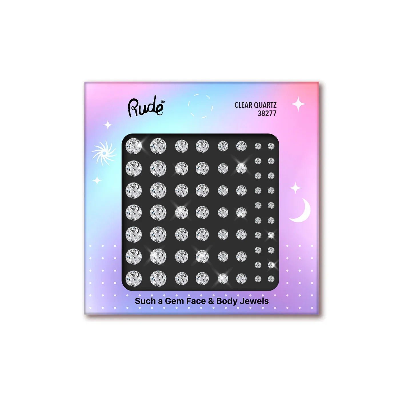 Rude | Such a Gem Face &amp; Body Jewels &quot;Clear Quartz&quot;