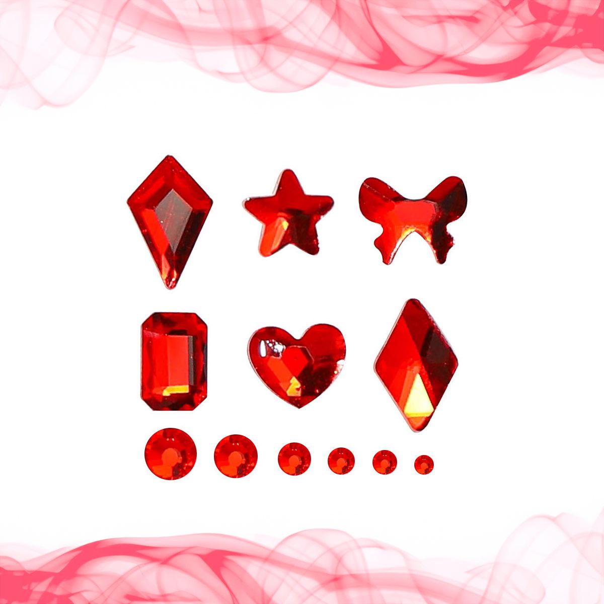 GEMini Face Gems "Ruby Red"