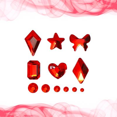 GEMini Face Gems "Ruby Red"