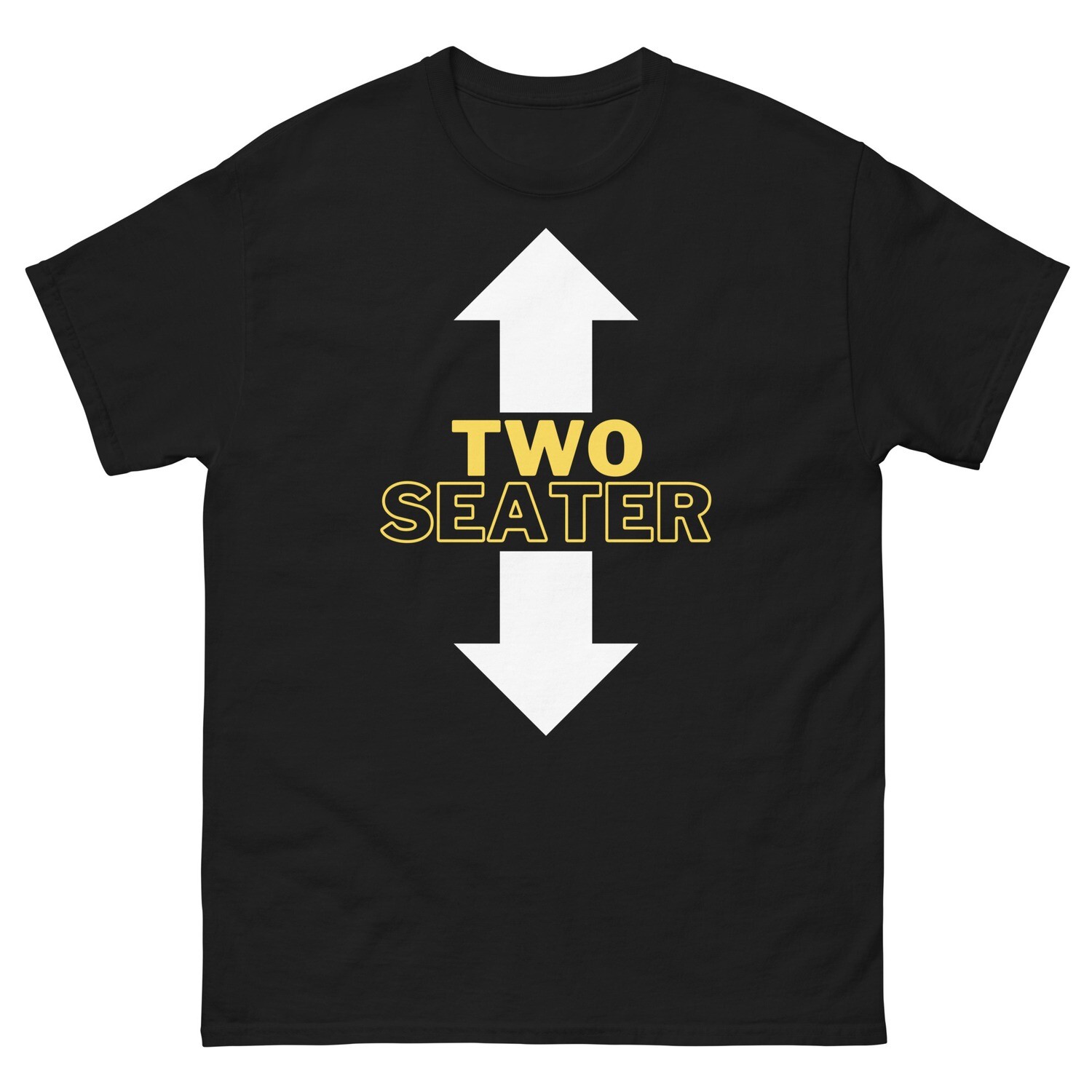Two Seater Funny Vinyl Shirt