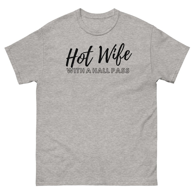 Hot Wife With A Hall Pass Sublimation Shirt