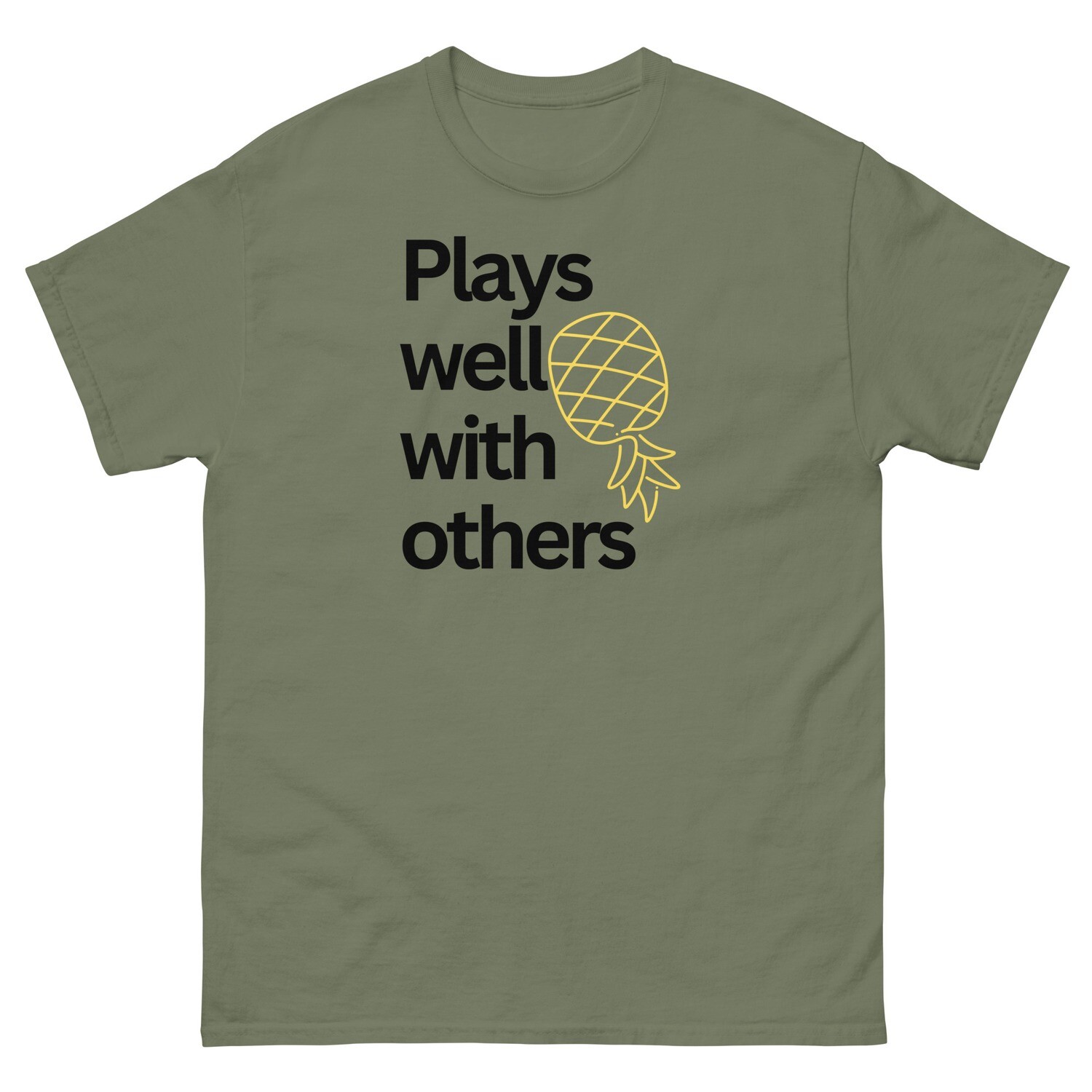 Plays Well With Others Pineapple Vinyl Shirt