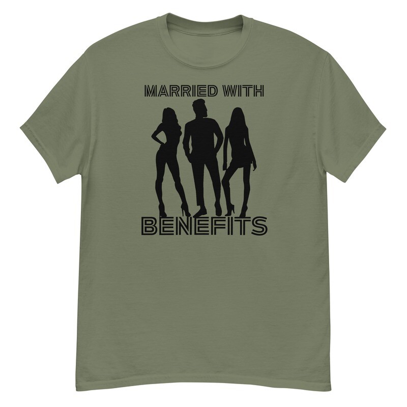 Married With Benefits MFF Vinyl Shirt