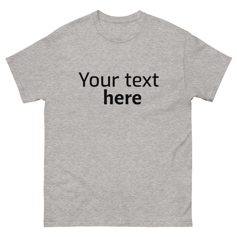 Your Custom Text Vinyl Shirt