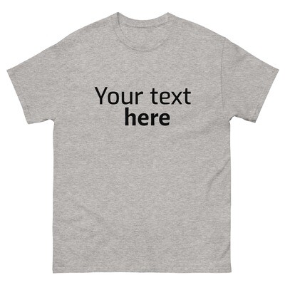 Your Custom Text Vinyl Shirt