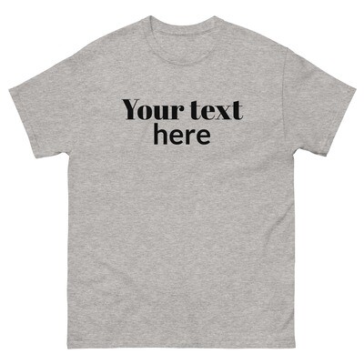 Your Custom Text Sublimation Shirt