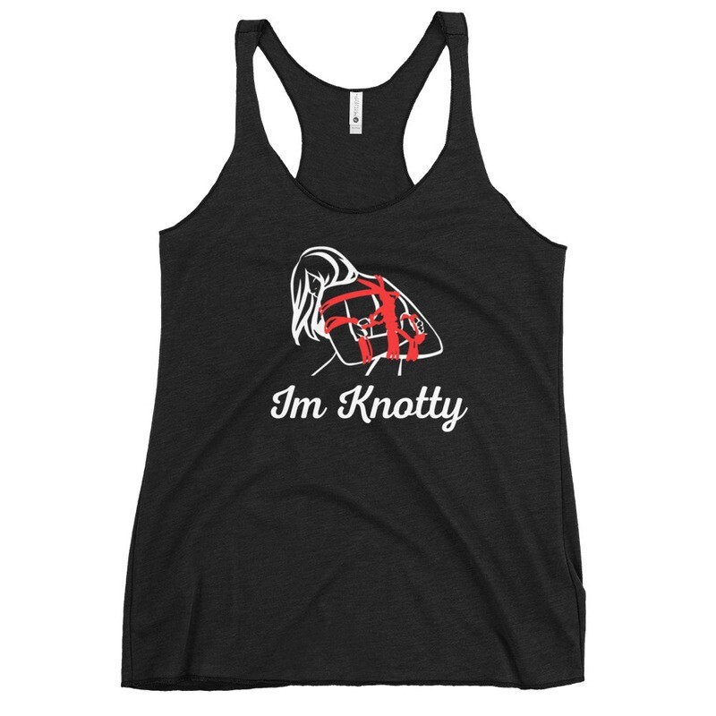 I&#39;m Knotty Shibari Rope Art - Vinyl Racerback Tank