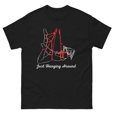 Just Hanging Around Shibari Rope Art - Vinyl Shirt
