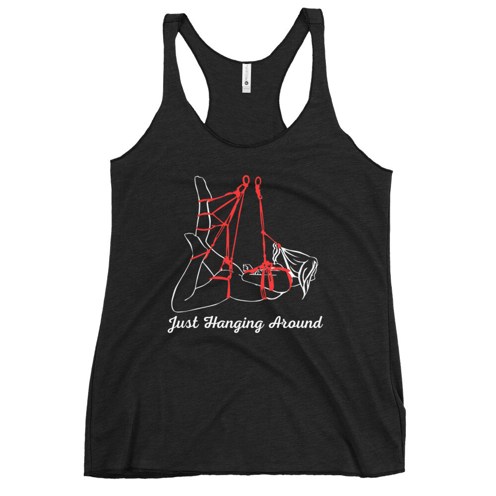 Just Hanging Around Shibari Rope Art - Vinyl Racerback Tank