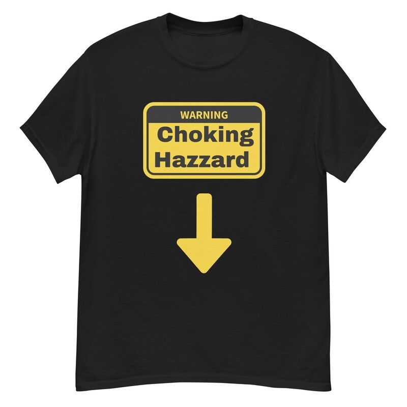 Warning Choking Hazard Vinyl Shirt
