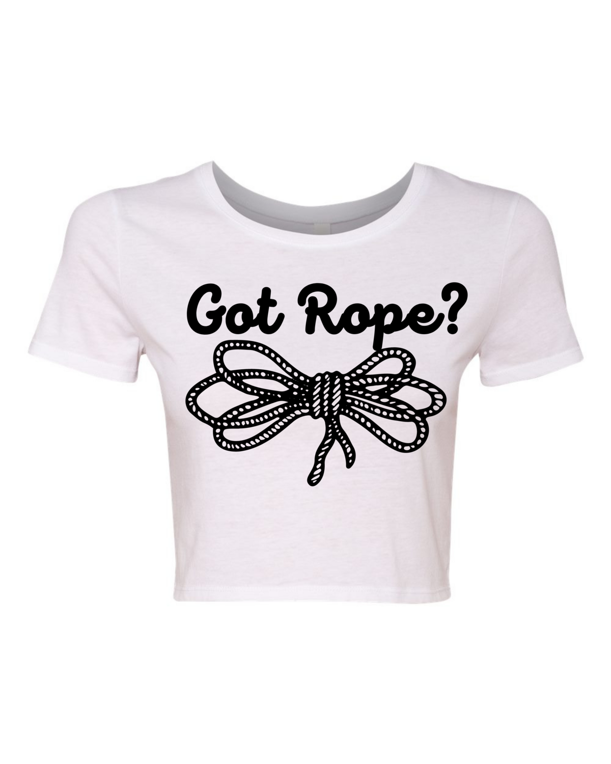 Got Rope? Vinyl Crop Top