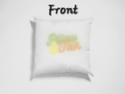 Pillow Talk / Play Time Pillow Case 15.7&quot; x 15.7&quot;